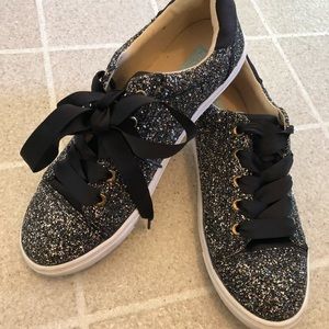 Betsey Johnson glitter shoes